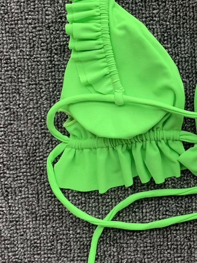 Damen-tankini-set Mit Floralem Schnür-badeanzug