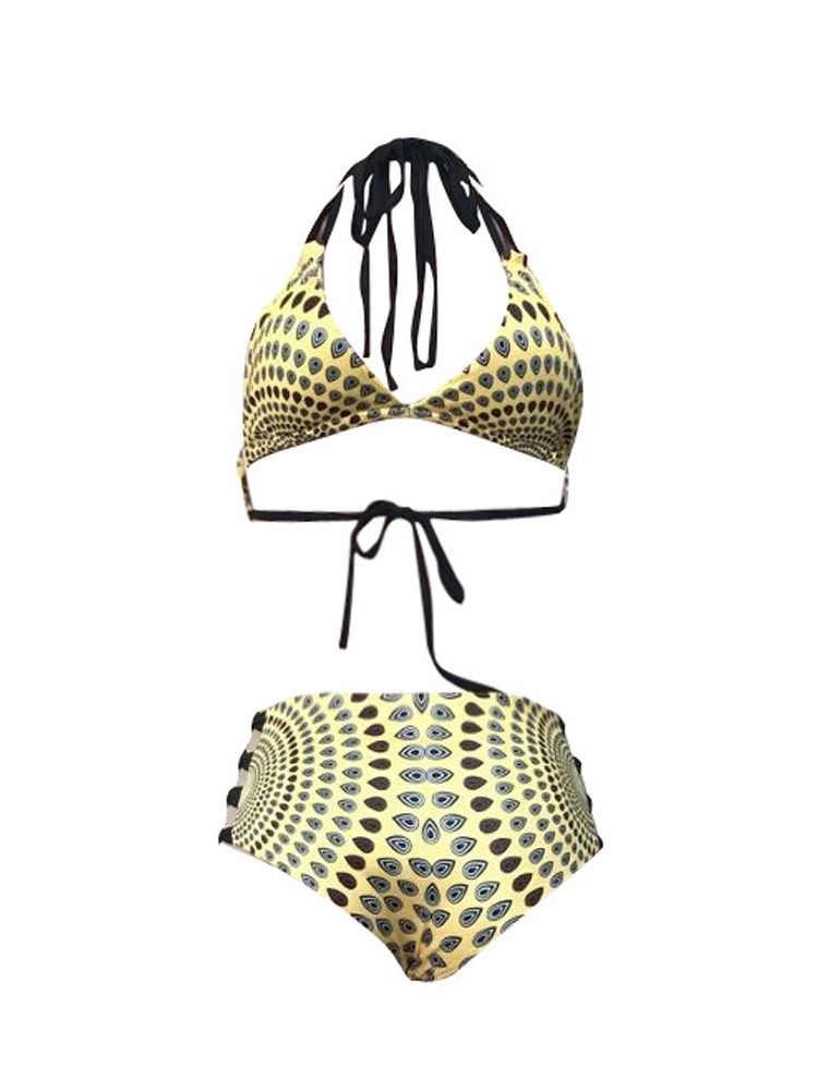 Geometrisches Tankini-set Für Damen Modische Bademode