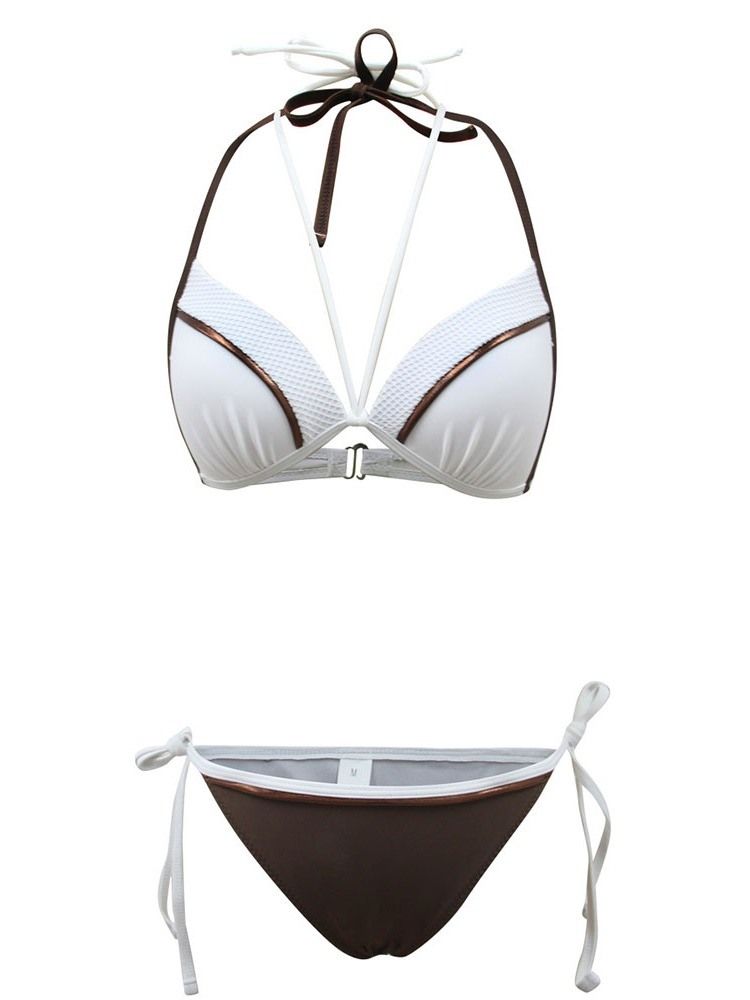 Sexy Plain Bikini Set Damen Bademode