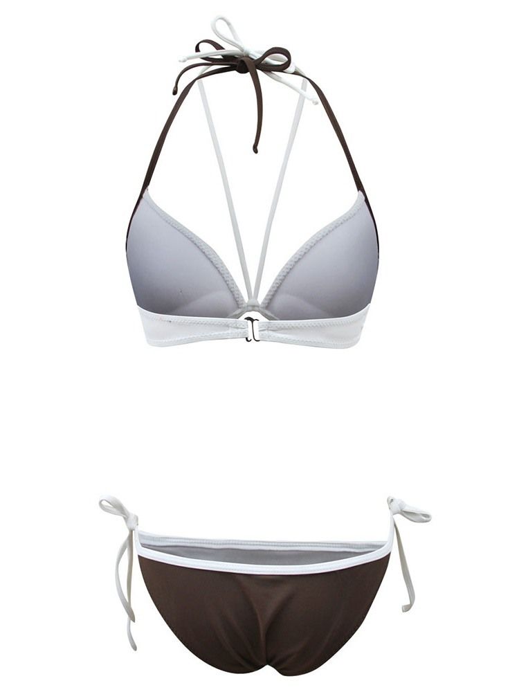 Sexy Plain Bikini Set Damen Bademode