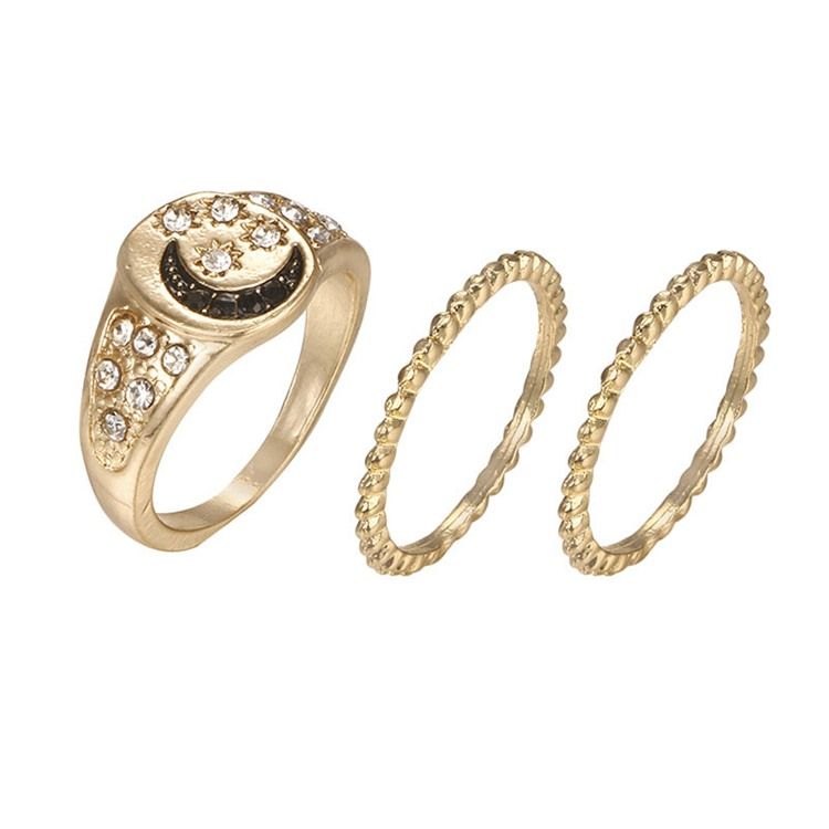 Diamantgoldene Ringe