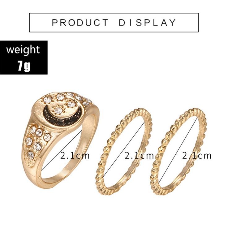 Diamantgoldene Ringe