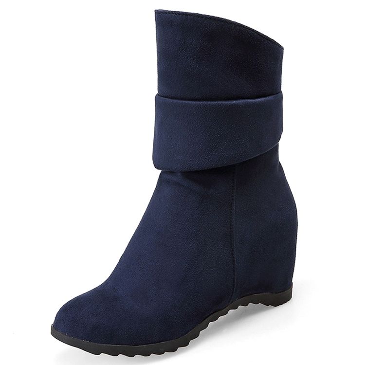 Damen Wildleder Elevator Heel Ankle Boots