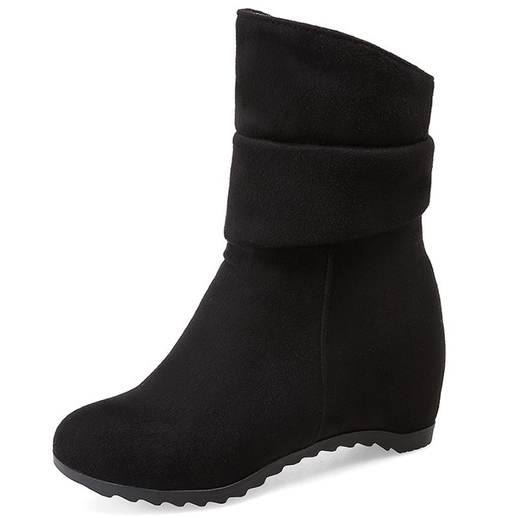 Damen Wildleder Elevator Heel Ankle Boots