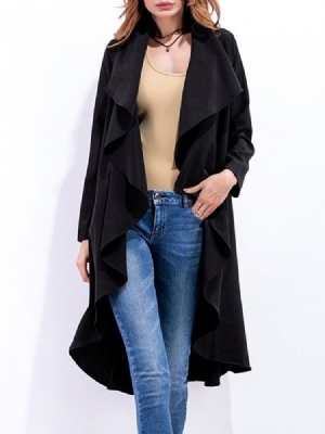 Langer Casual Slim Damen Trenchcoat