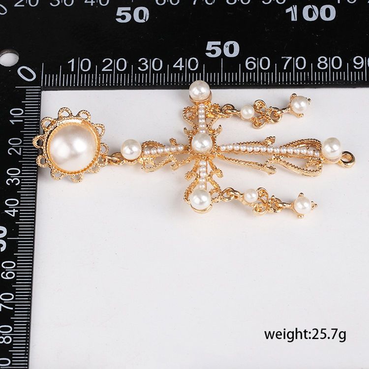 Alloy Vintage Pearl Intarsien Prom Damen Ohrringe