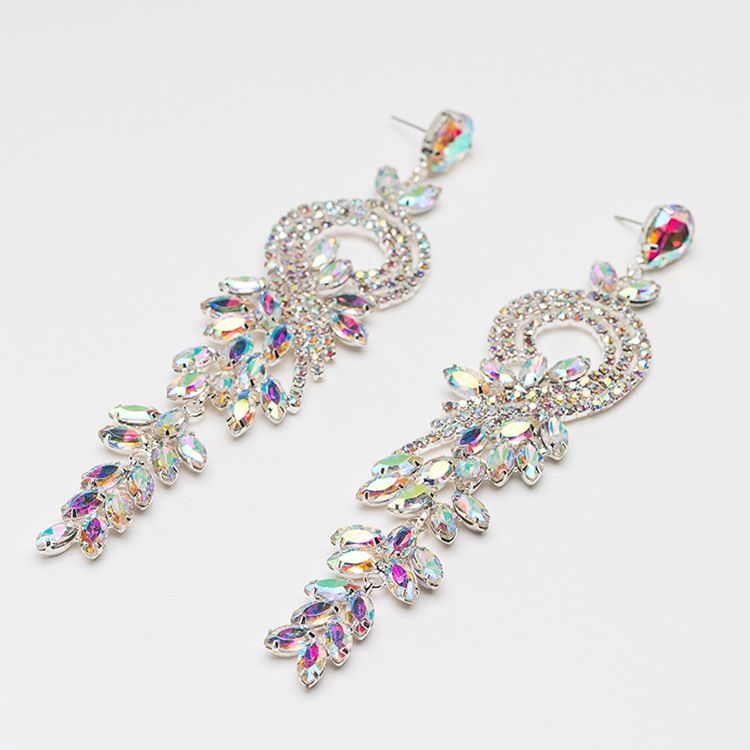 Diamante Strass-jubiläums-mode-ohrringe