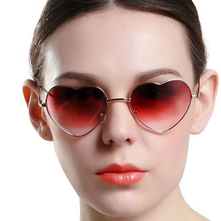 Damen Vintage-sonnenbrille Mit Metallummantelung