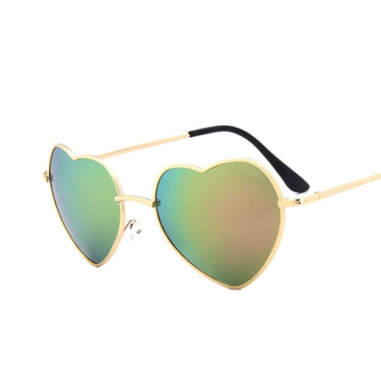 Damen Vintage-sonnenbrille Mit Metallummantelung