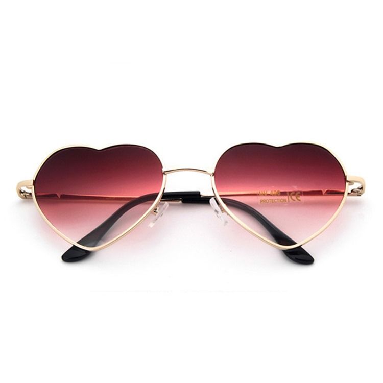 Damen Vintage-sonnenbrille Mit Metallummantelung