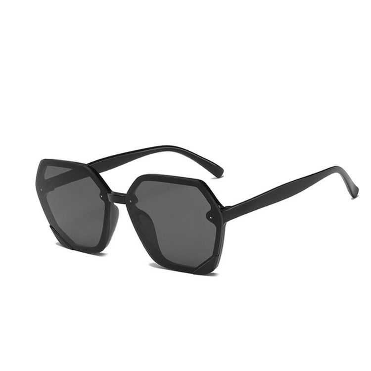 Damen Wrap Fashion Achteckige Sonnenbrille