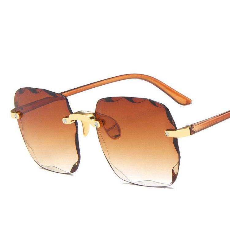 Quadratische Polykarbonat-sonnenbrille Für Damen