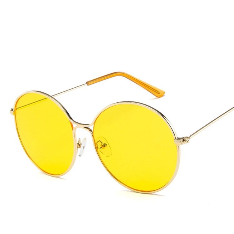 Runde Mode-sonnenbrille Für Damen