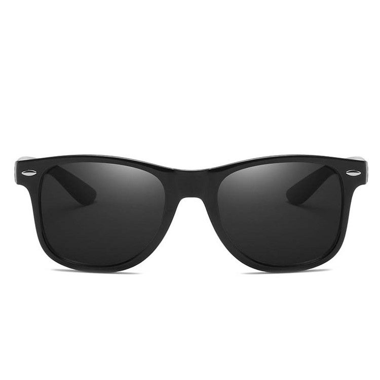 Schwarze Sonnenbrille Mit Resin Wrap Für Damen