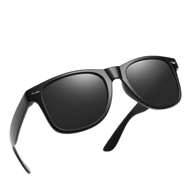 Schwarze Sonnenbrille Mit Resin Wrap Für Damen