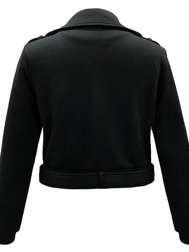 Damen Dünne Langarm Straight Regular Standard Jacke