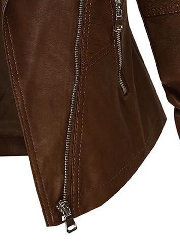 Langarm-reißverschluss Slim Standard Damenjacke