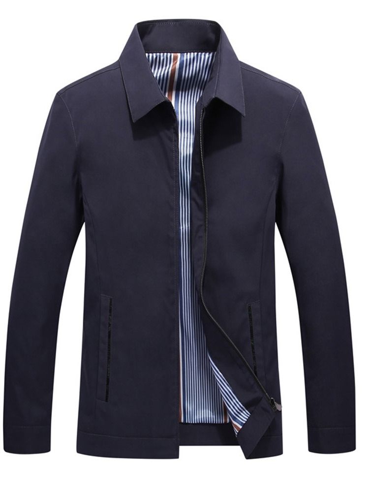 Revers Patchwork Herren Dick Slim Jacke