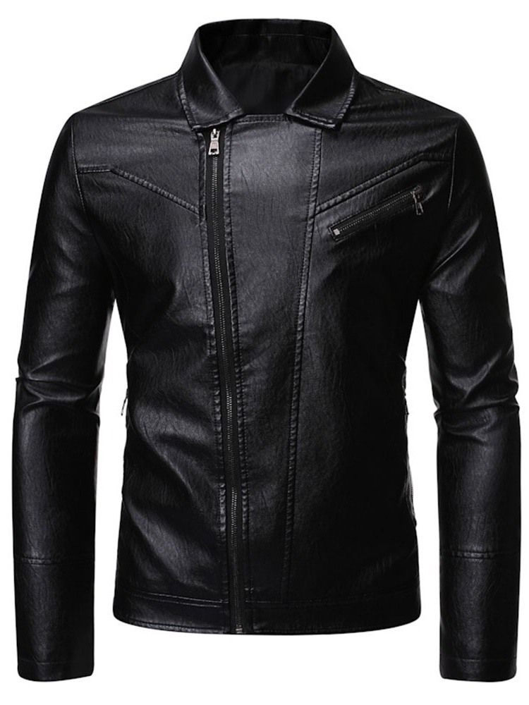 Revers Revers Schlichte Freizeitjacke Für Herren