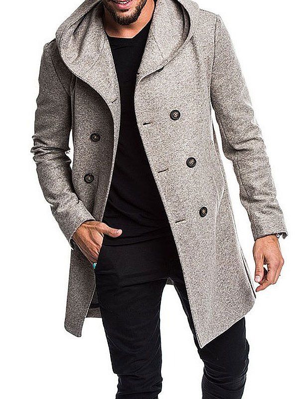 Schlanke Schlichte Herrenjacke Mit Dickem Revers