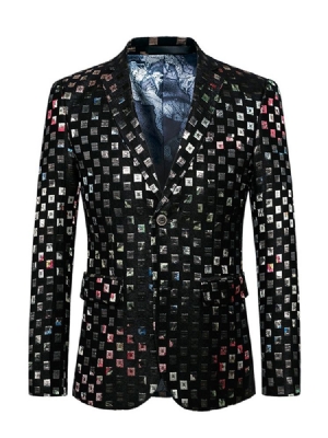 Vogue Party Qaulity Print Herren Blazer