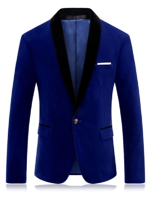 Vogue Slim Herren-blazer Mit Aufgesetztem Revers