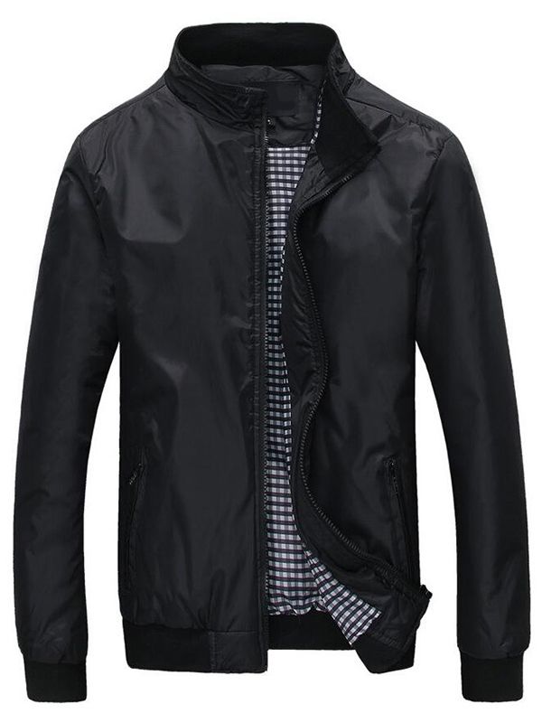 Zip Vogue Stehkragen Herrenjacke