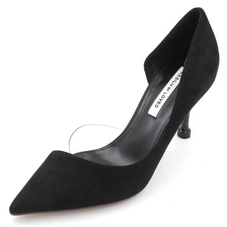 Pu Slip-on Spitzschuh Stiletto-absatz Damen Pumps