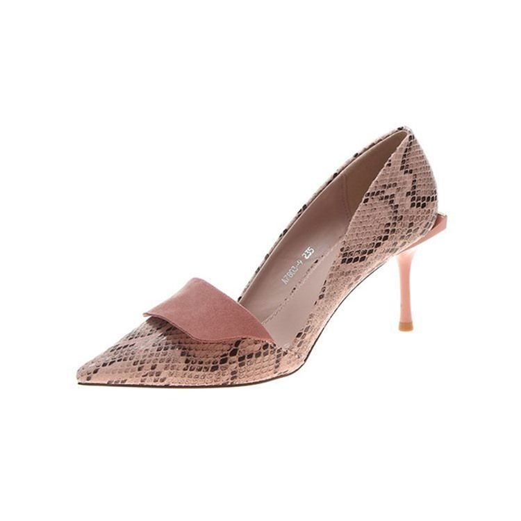 Serpentine Spitzschuh Stiletto-absatz Damen Pumps