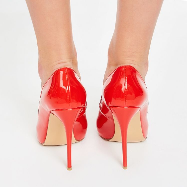 Sexy Red Point Toe Ultra High Pumps Für Damen