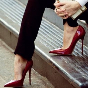 Sexy Rote Spitze Zehen-ultra-high-heel-pumps Für Damen