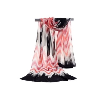 Damen 2018 Summer Wave Kolorierter Chiffon-schal