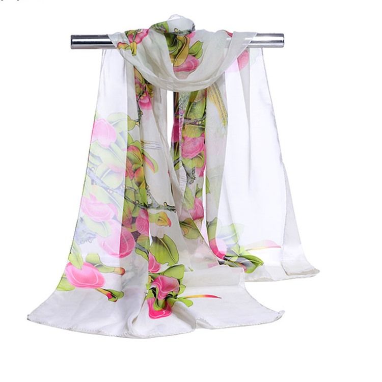 Damen Neue Mode Chiffon Blumenschal