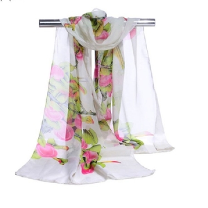 Damen Neue Mode Chiffon Blumenschal