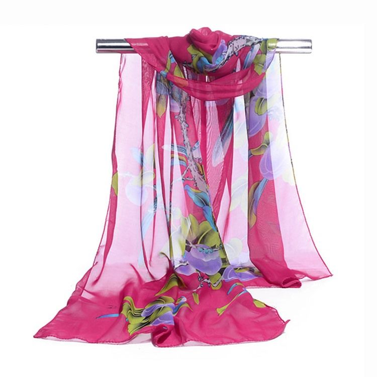 Damen Neue Mode Chiffon Blumenschal