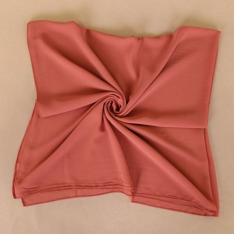 Einfarbiger Chiffon-schal Für Damen