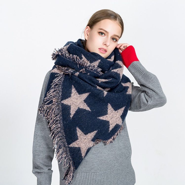 Winter Star Warmer Schal Für Damen