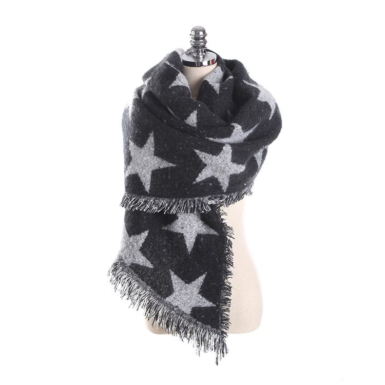 Winter Star Warmer Schal Für Damen