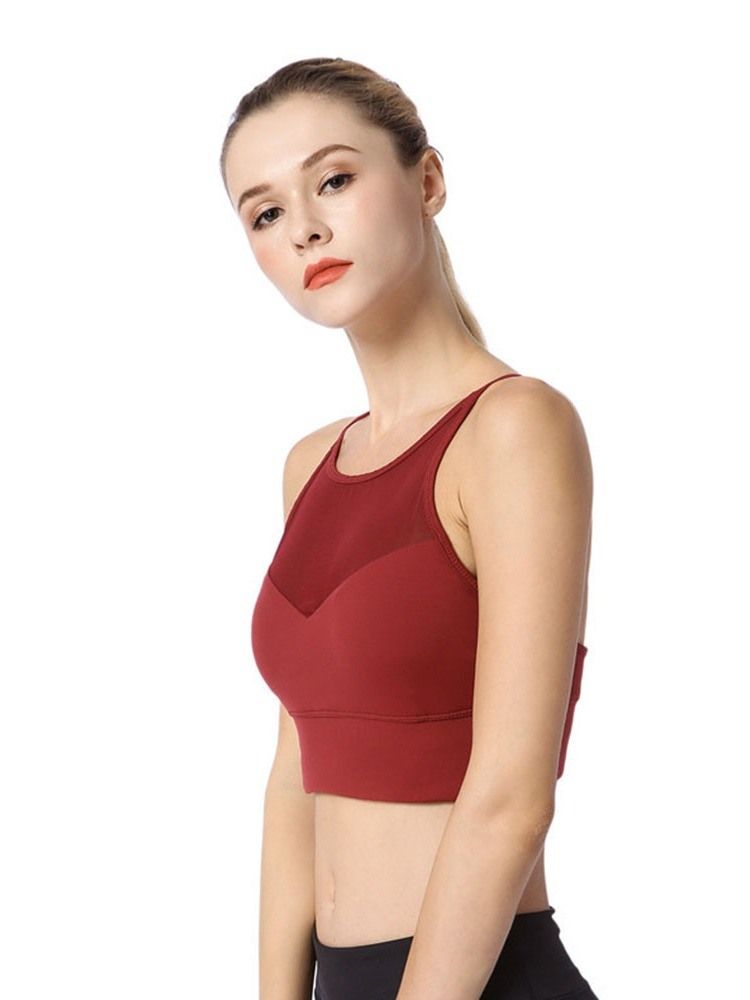 Einfache Nicht Angepasste Träger Für Damen Push-up-nylon-sport-bhs