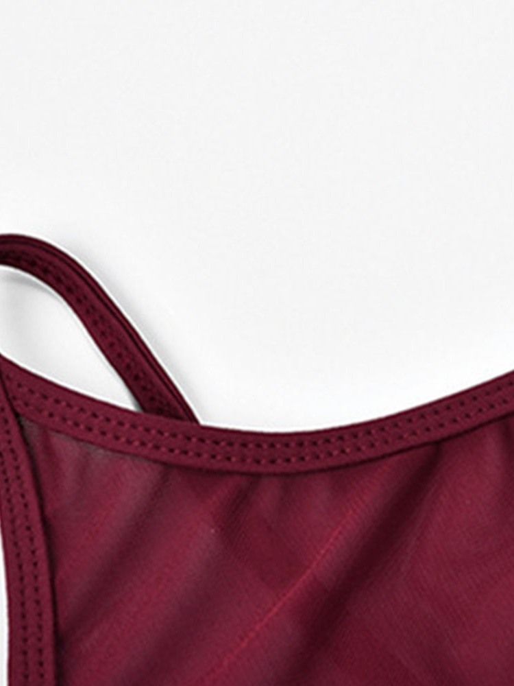 Einfache Nicht Angepasste Träger Für Damen Push-up-nylon-sport-bhs