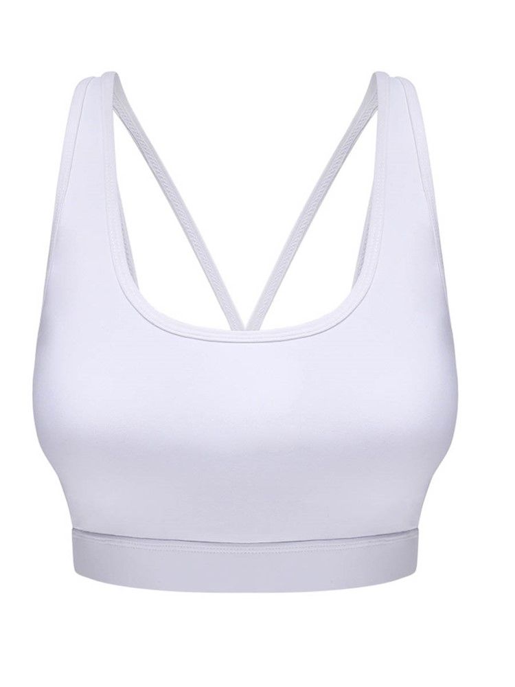 Einfache Push-up-sport-bhs Ohne Bügel Für Damen