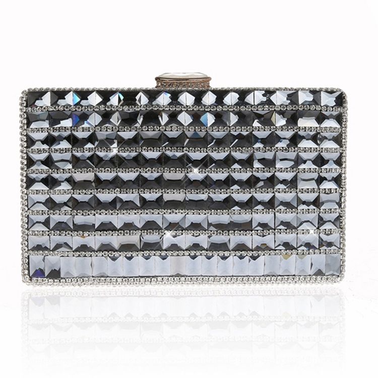 Abend-clutch Mit Geometrischem Strassschmuck