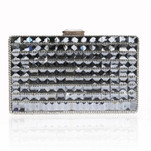 Abend-clutch Mit Geometrischem Strassschmuck