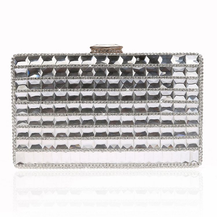 Abend-clutch Mit Geometrischem Strassschmuck