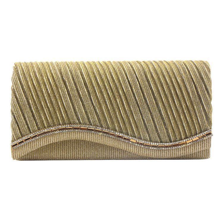 Einfarbige Damen Clutch