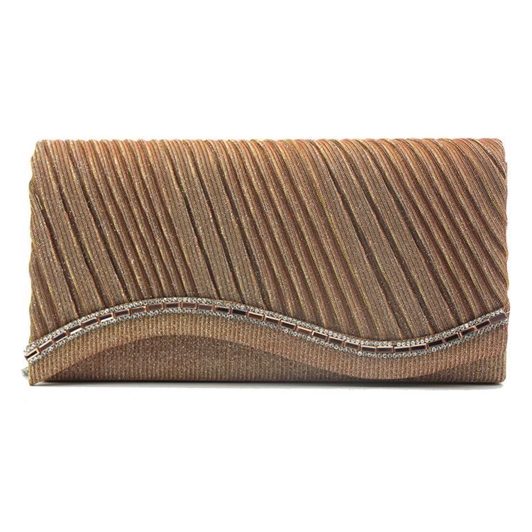 Einfarbige Damen Clutch