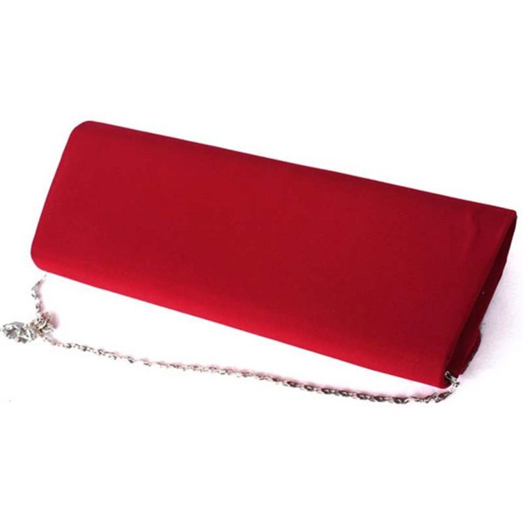 Einfarbige Satin-clutch Im Koreanischen Stil