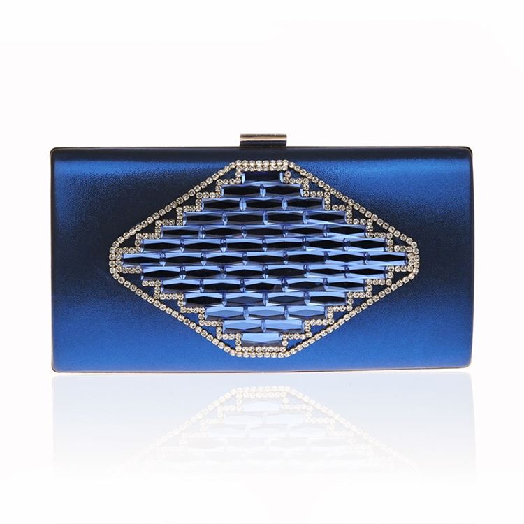 Elegante Rhomb Rhomb Solid Color Abend Clutch