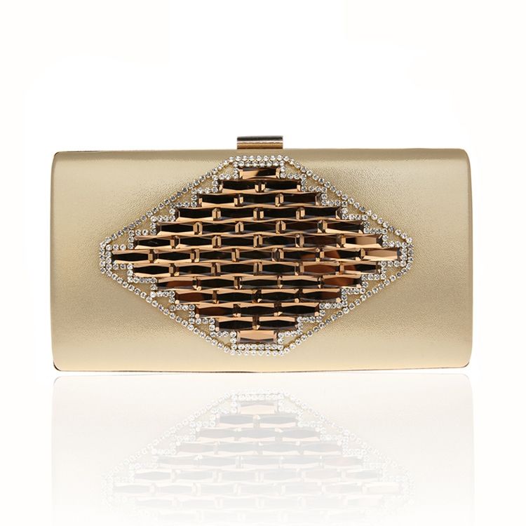 Elegante Rhomb Rhomb Solid Color Abend Clutch