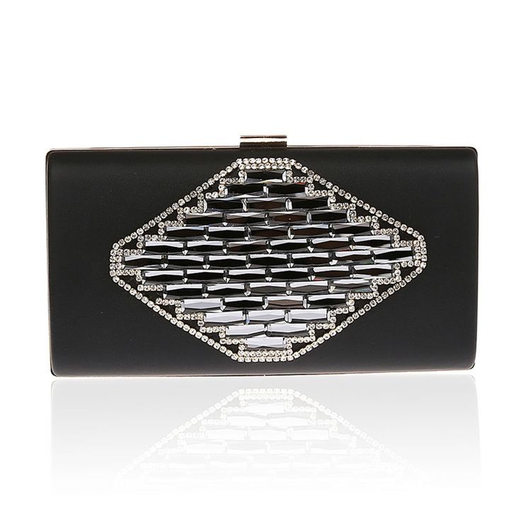 Elegante Rhomb Rhomb Solid Color Abend Clutch